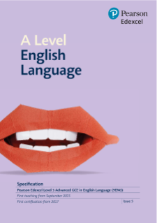 A level English Language 2015 specification